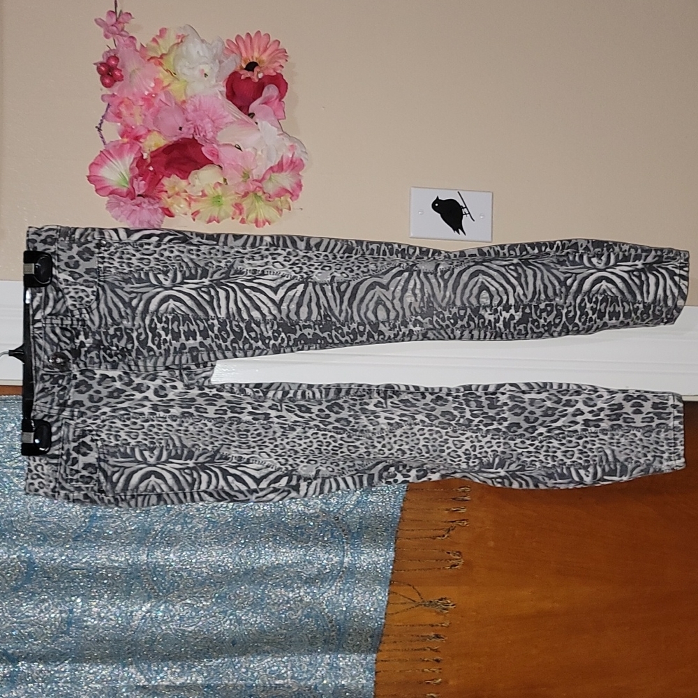 Glo jeans jeans Animal print Ankle length